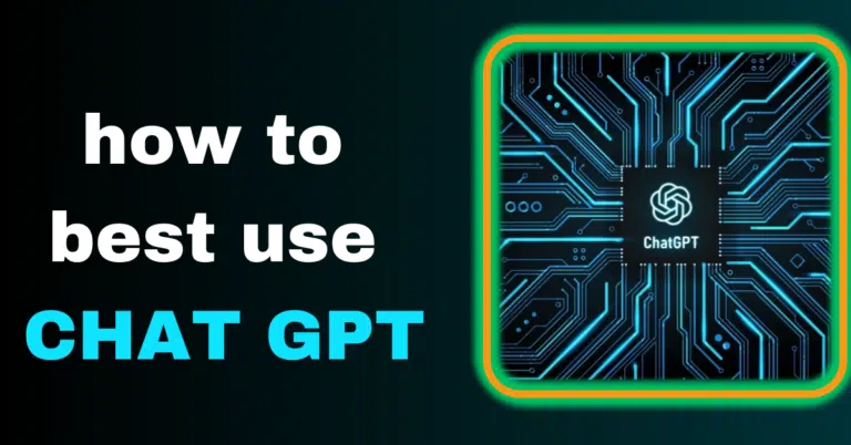 how to best use chatgpt