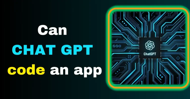 Can chat gpt code an app